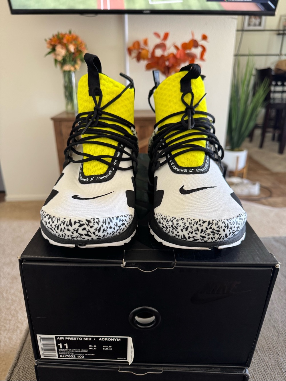 Nike Air Max Presto x Acronym Mid Men’s Sz11 Used